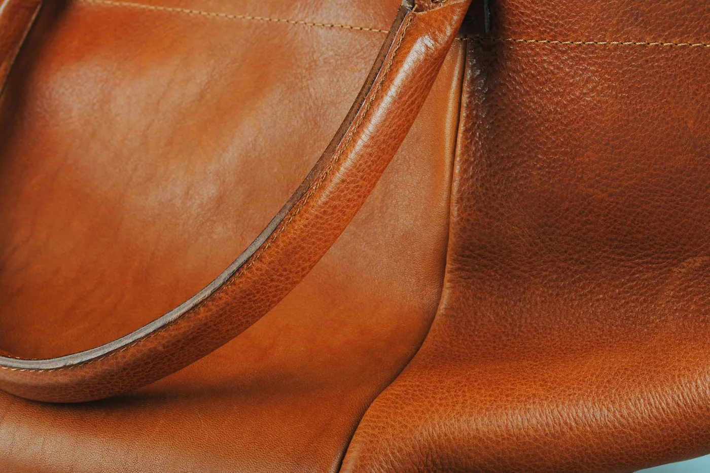 Grained Leather Tote Bag Atelier