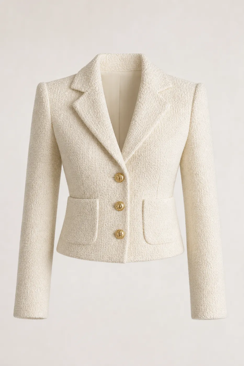 Collection Structured Bouclé Wool Blazer — Series 01
