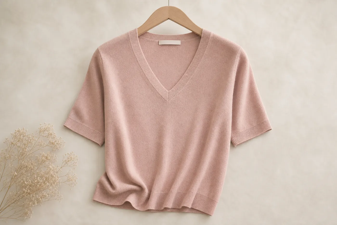 Edition Fine Knit V-Neck Top